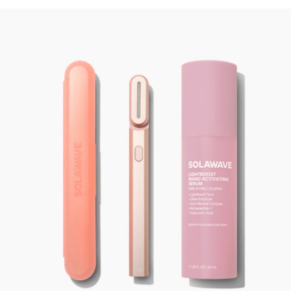 Solawave 4-in-1 Radiant Renewal Skincare Wand with LightBoost Serum